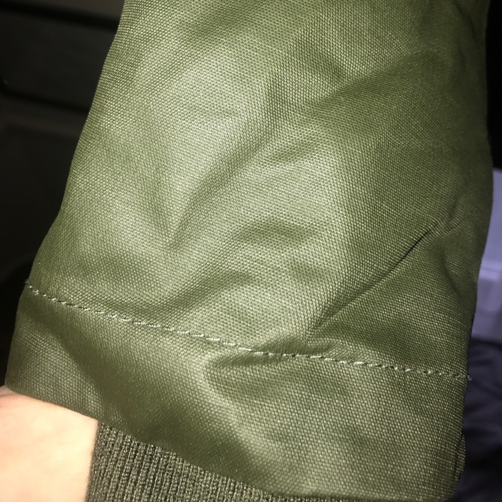 Warm jcrew olive winter coat